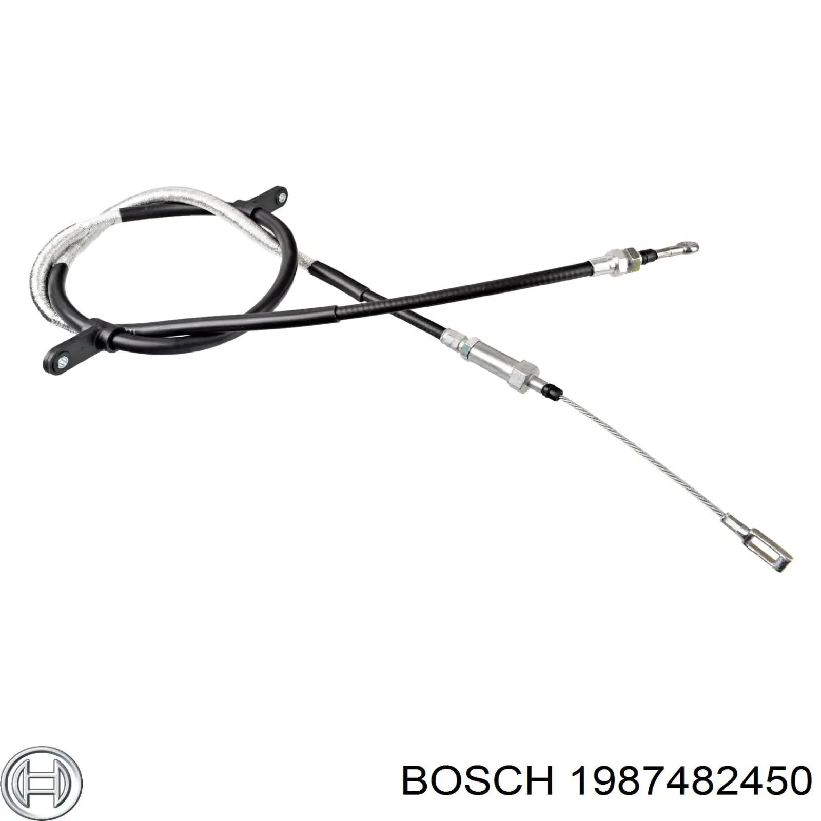 1987482450 Bosch cable de freno de mano delantero