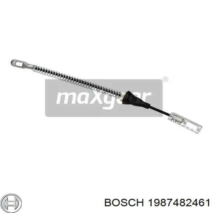 1987482461 Bosch cable de freno de mano trasero derecho/izquierdo