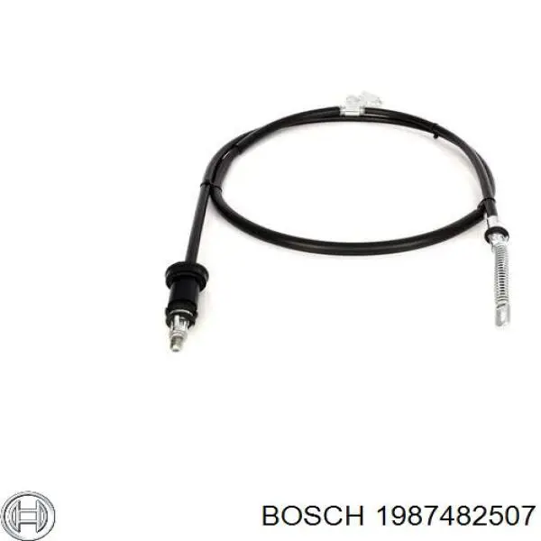 1987482507 Bosch cable de freno de mano trasero izquierdo