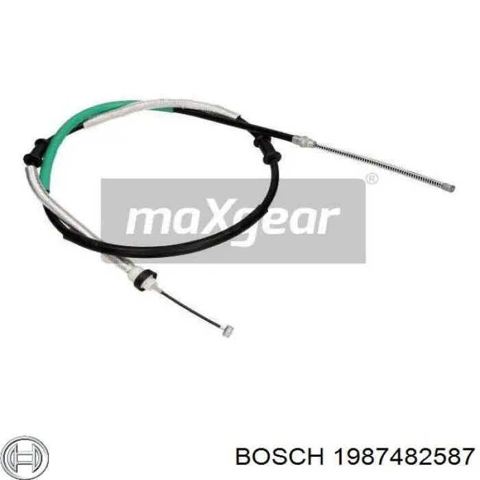 Cable de freno de mano trasero derecho Bosch 1987482587 precio, desde 22,49 EUR