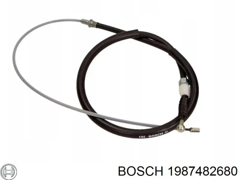 1987482680 Bosch cable de freno de mano trasero izquierdo