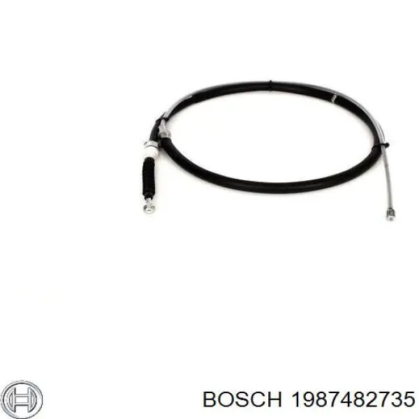 1987482735 Bosch cable de freno de mano trasero derecho/izquierdo