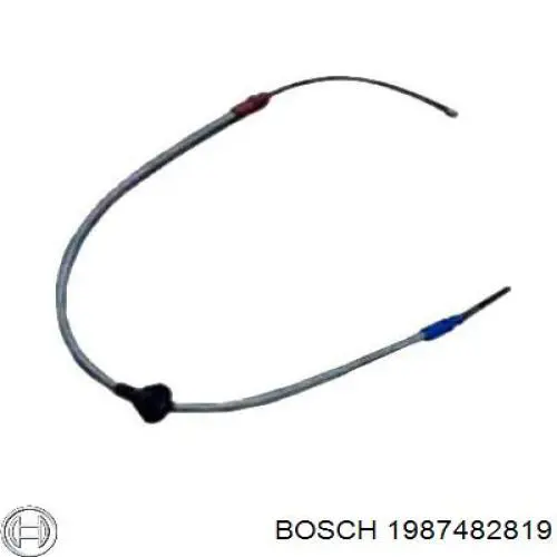 Cable de freno de mano trasero derecho Bosch 1987482819 precio, desde 43,56 EUR