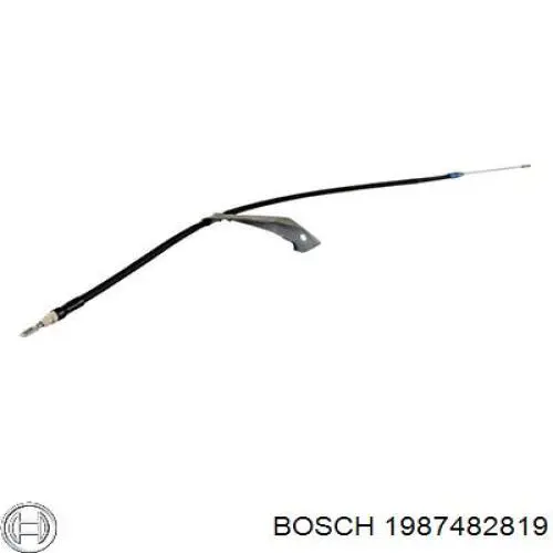 Cable de freno de mano trasero derecho 1987482819 Bosch
