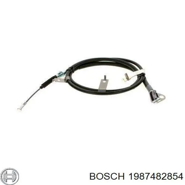 Cable de freno de mano trasero derecho Mazda B45A44410 precio, desde 46,80 EUR