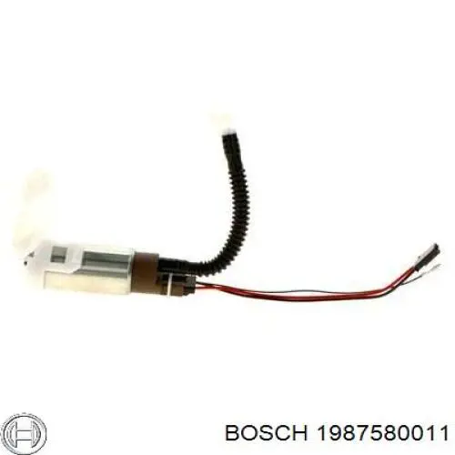 1987580011 Bosch elemento de turbina de bomba de combustible