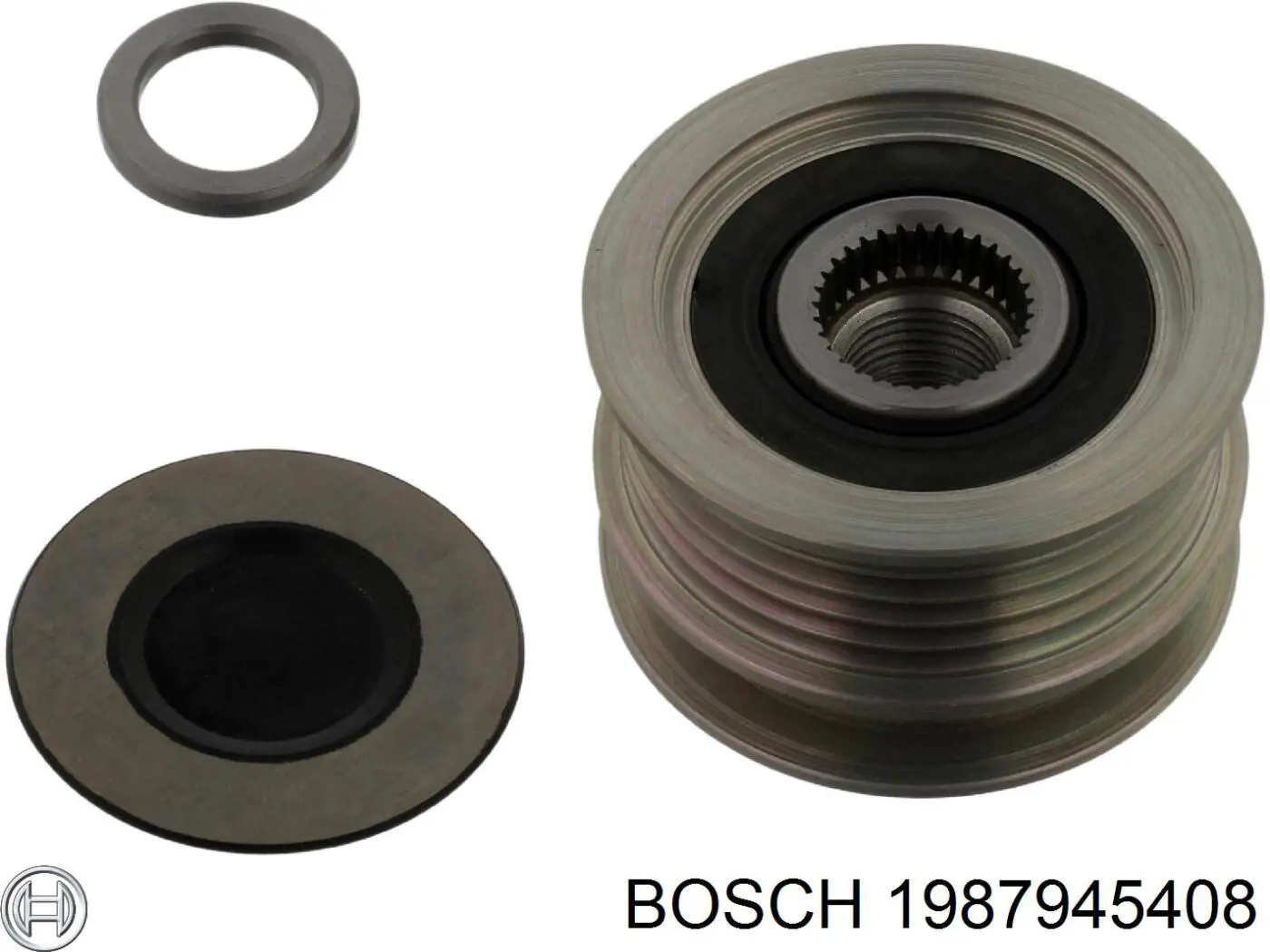 1987945408 Bosch polea del alternador