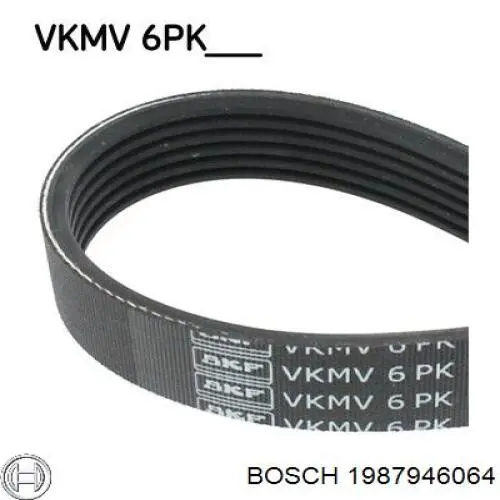 Correa accesorios Bosch 1987946064