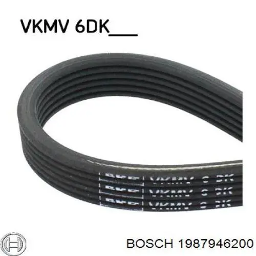 1987946200 Bosch Correa poly v