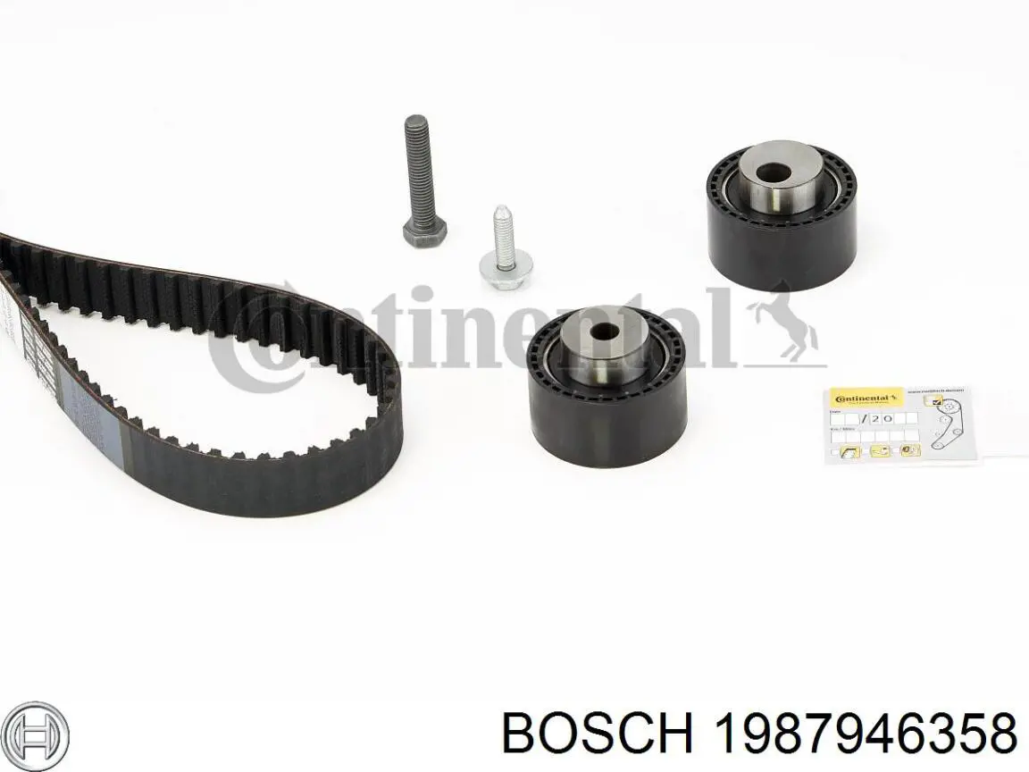 1987946358 Bosch kit de correa de distribución