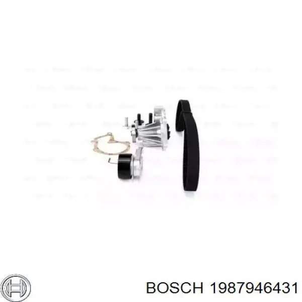 1987946431 Bosch kit correa de distribución