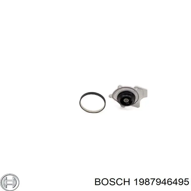 1987946495 Bosch bomba de agua, completo con caja