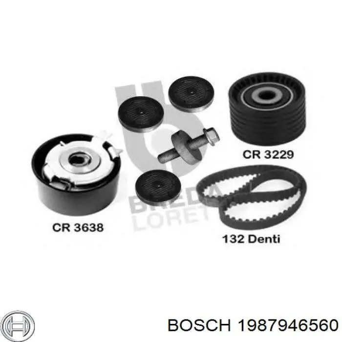 Juego de correas dentadas Bosch 1987946560 precio, desde 86,80 EUR