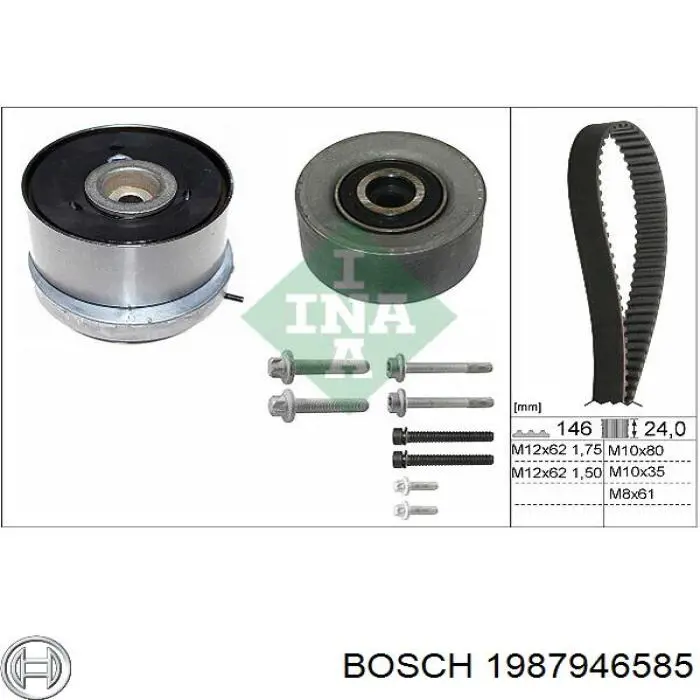 Kit distribución Bosch 1987946585