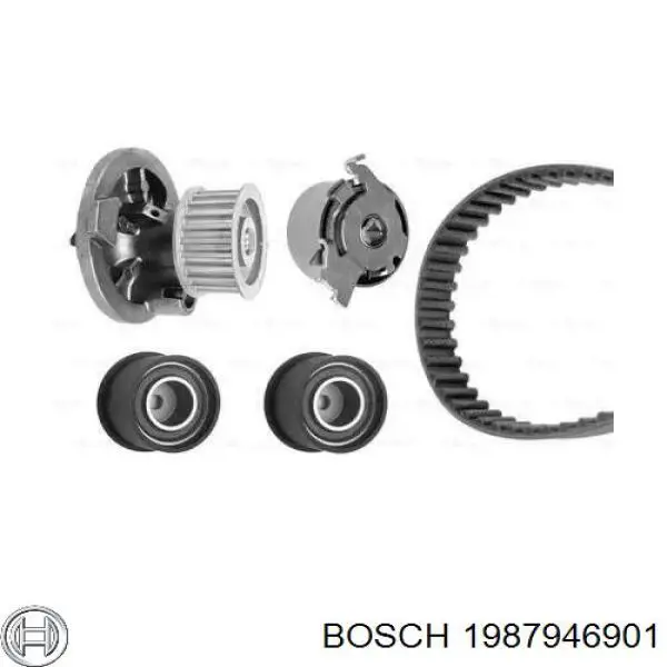 1987946901 Bosch kit de correa de distribución