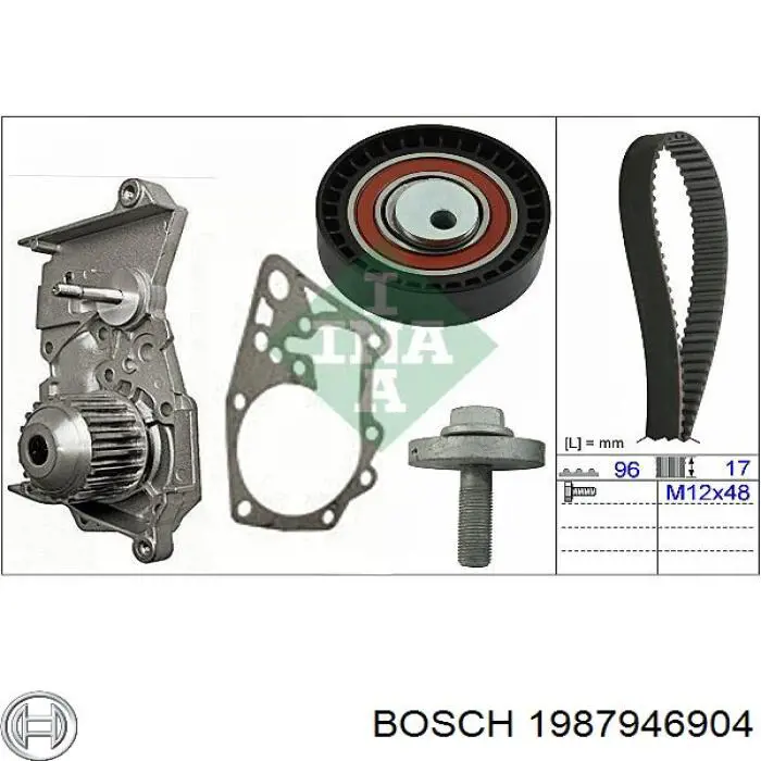 1987946904 Bosch kit de distribución