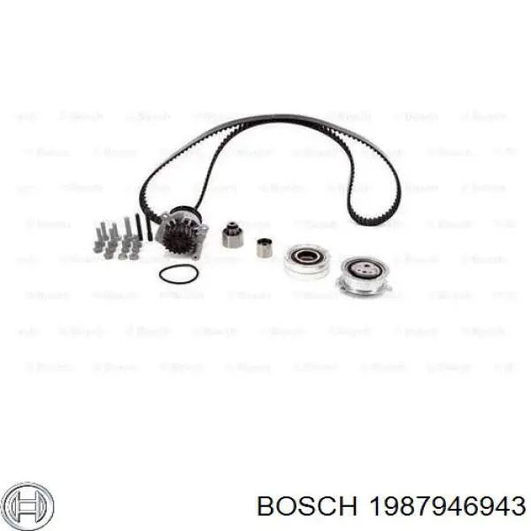 1987946943 Bosch Kit correa de distribución