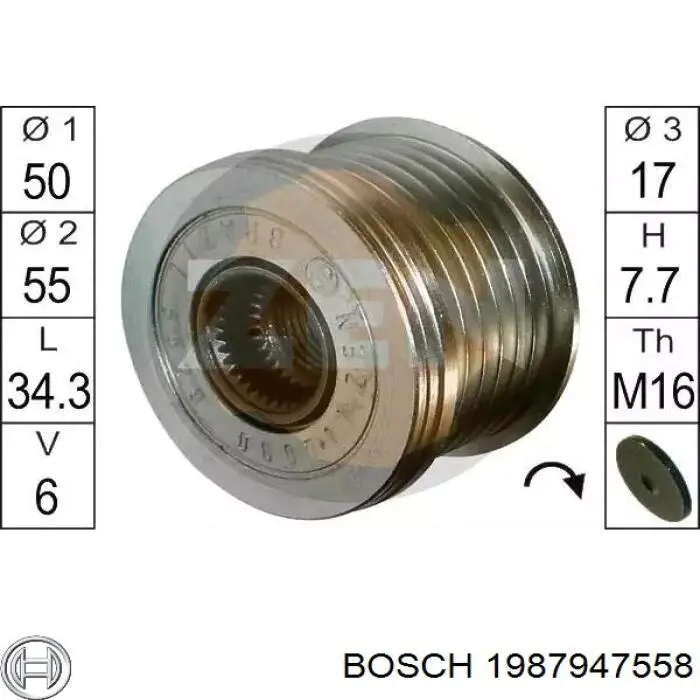 Correa accesorios Dayco 7PK2958