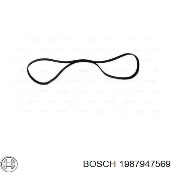 1987947569 Bosch correa trapezoidal