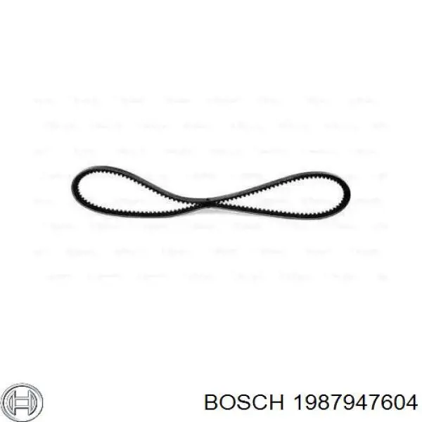 1987947604 Bosch correa trapezoidal