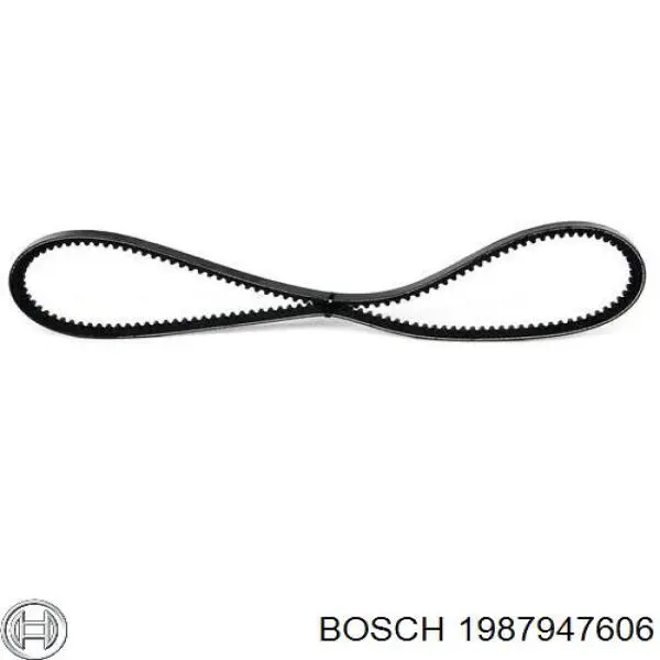 1987947606 Bosch correa trapezoidal