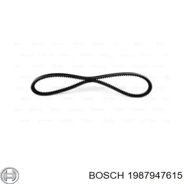 1 987 947 615 Bosch correa trapezoidal