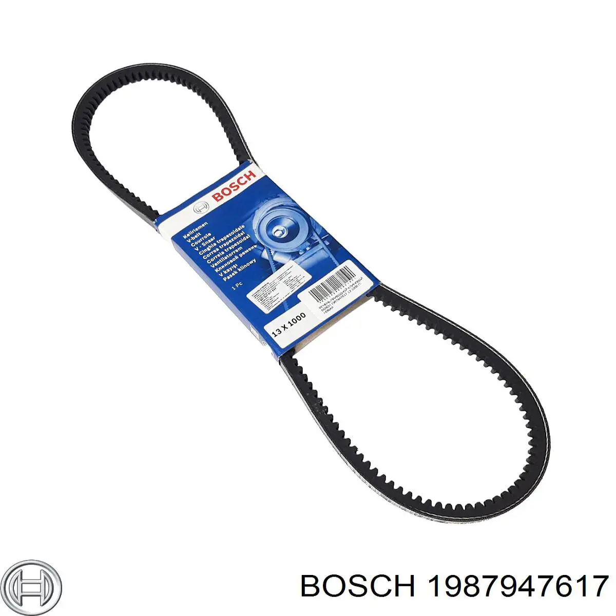 Correa de transmisión trapezoidal Bosch 1987947617 precio, desde 13,71 EUR