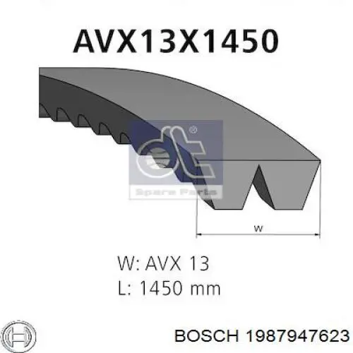 8944821660 Isuzu Correa poly v