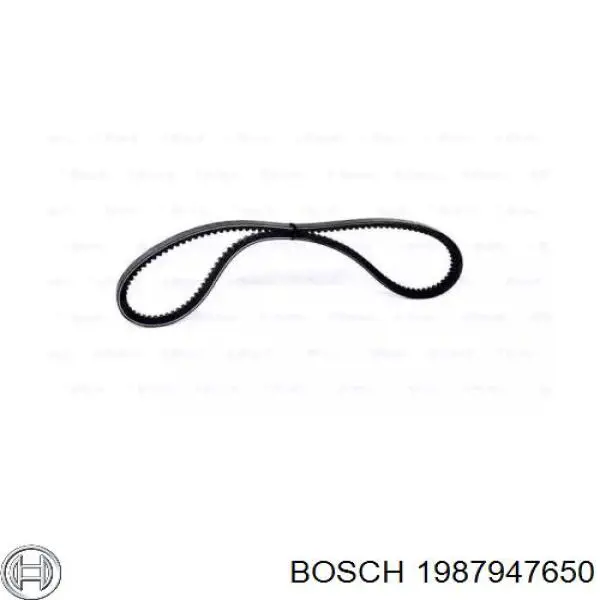Correa de alternador 1987947650 Bosch