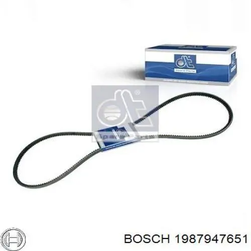 Correa de transmisión trapezoidal Bosch 1987947651 precio, desde 12,59 EUR