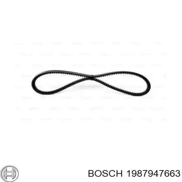 Correa de alternador 1987947663 Bosch