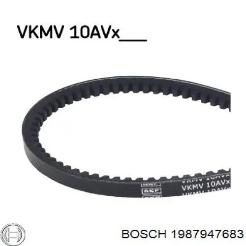 Correa de transmisión trapezoidal Bosch 1987947683 precio, desde 4,14 EUR
