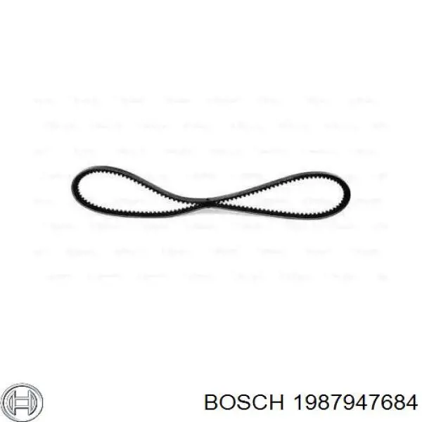 Correa de alternador 1987947684 Bosch