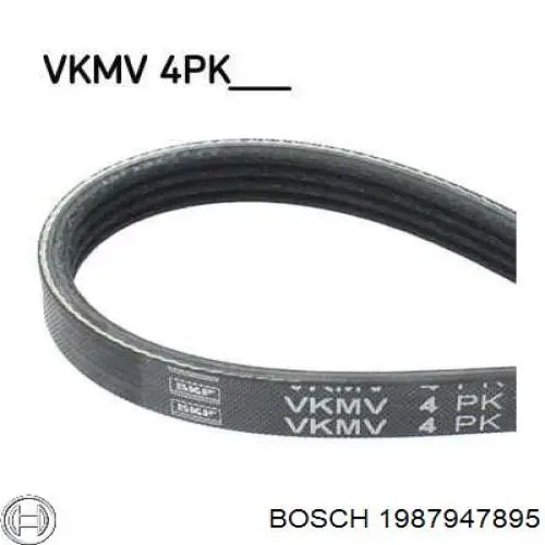 Correa de alternador 1987947895 Bosch