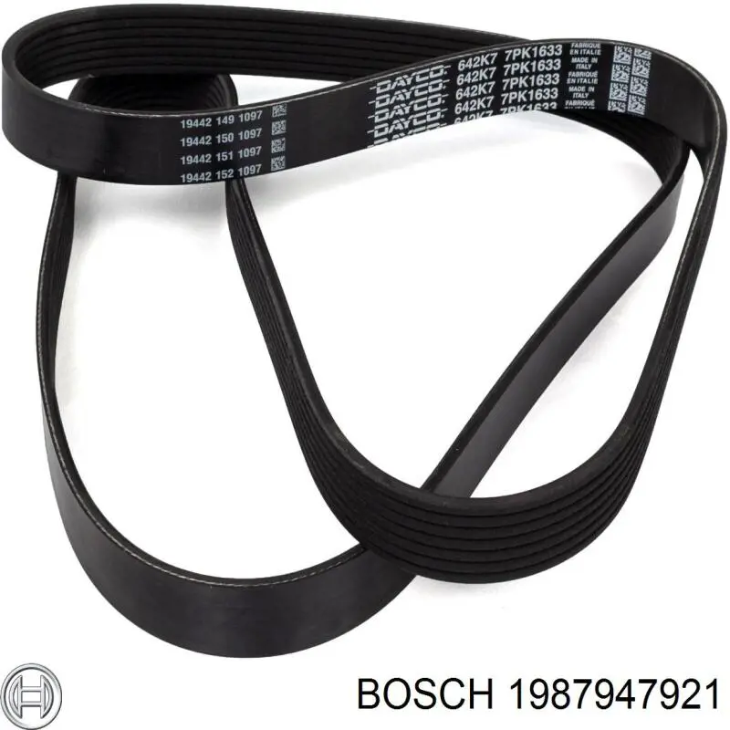 Correa de transmisión trapezoidal Bosch 1987947921 precio, desde 6,99 EUR