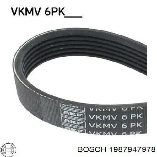 Correa de transmisión trapezoidal Bosch 1987947978 precio, desde 28,86 EUR