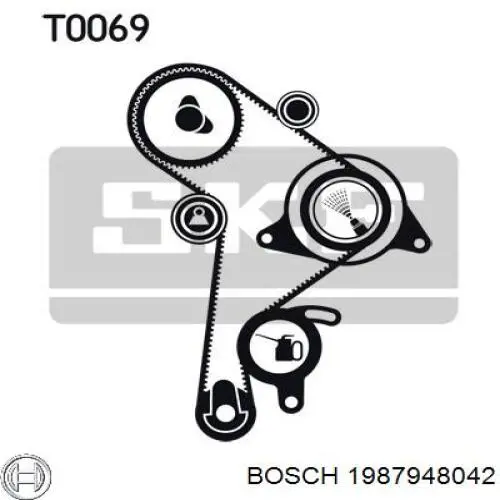 1987948042 Bosch kit de distribución