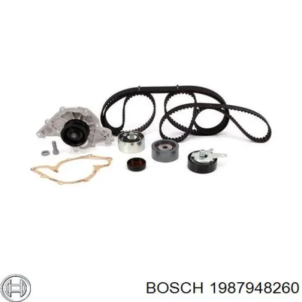 1987948260 Bosch kit de correa de distribución