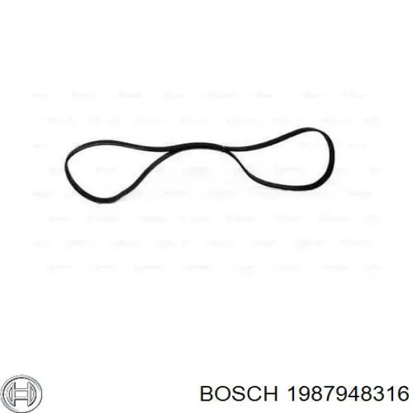 1987948316 Bosch correa trapezoidal