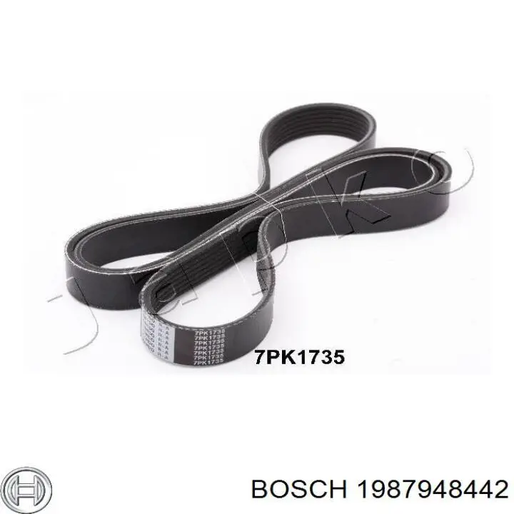 Correa de transmisión trapezoidal Bosch 1987948442 precio, desde 24,38 EUR