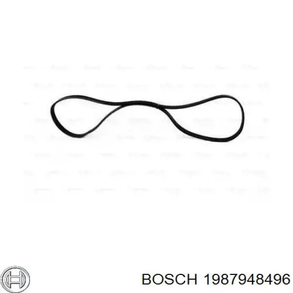 Correa de alternador 1987948496 Bosch