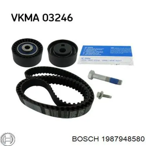1987948580 Bosch kit de correa de distribución