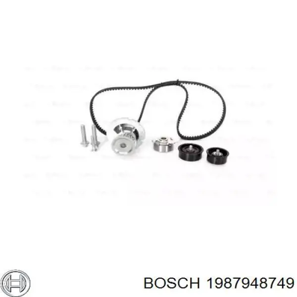 1987948749 Bosch kit de correa de distribución