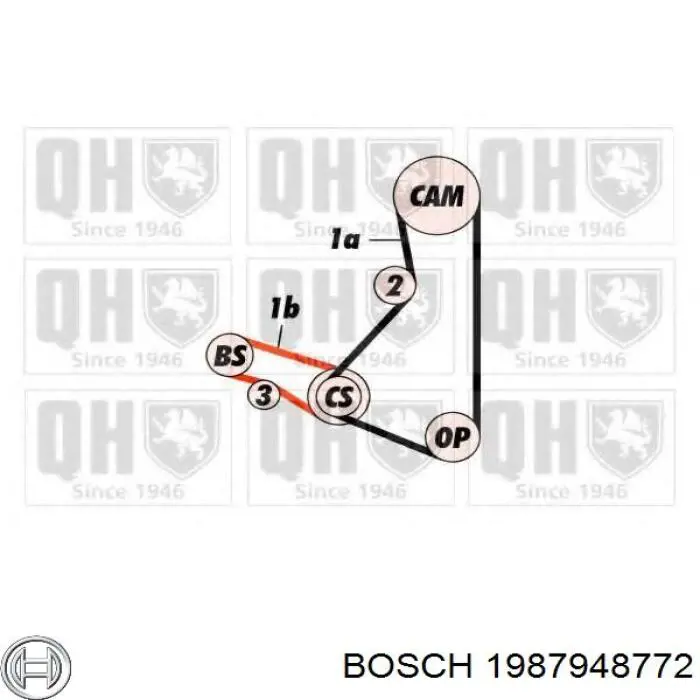 1 987 948 772 Bosch correa distribucion