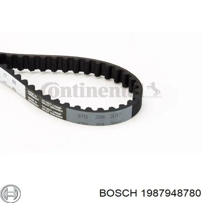 1987948780 Bosch correa dentada, eje de balanceo