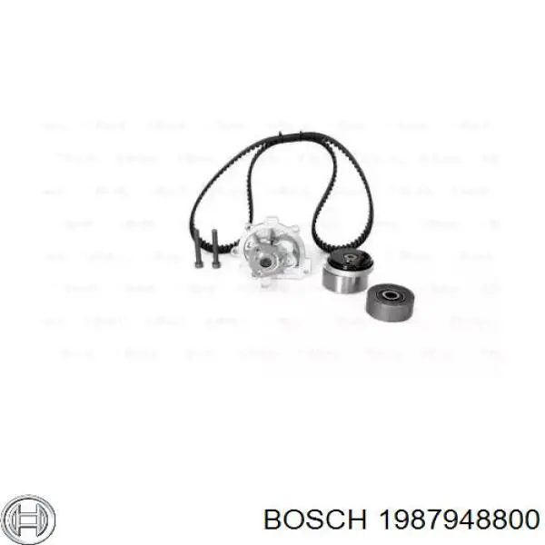 1987948800 Bosch Kit correa de distribución