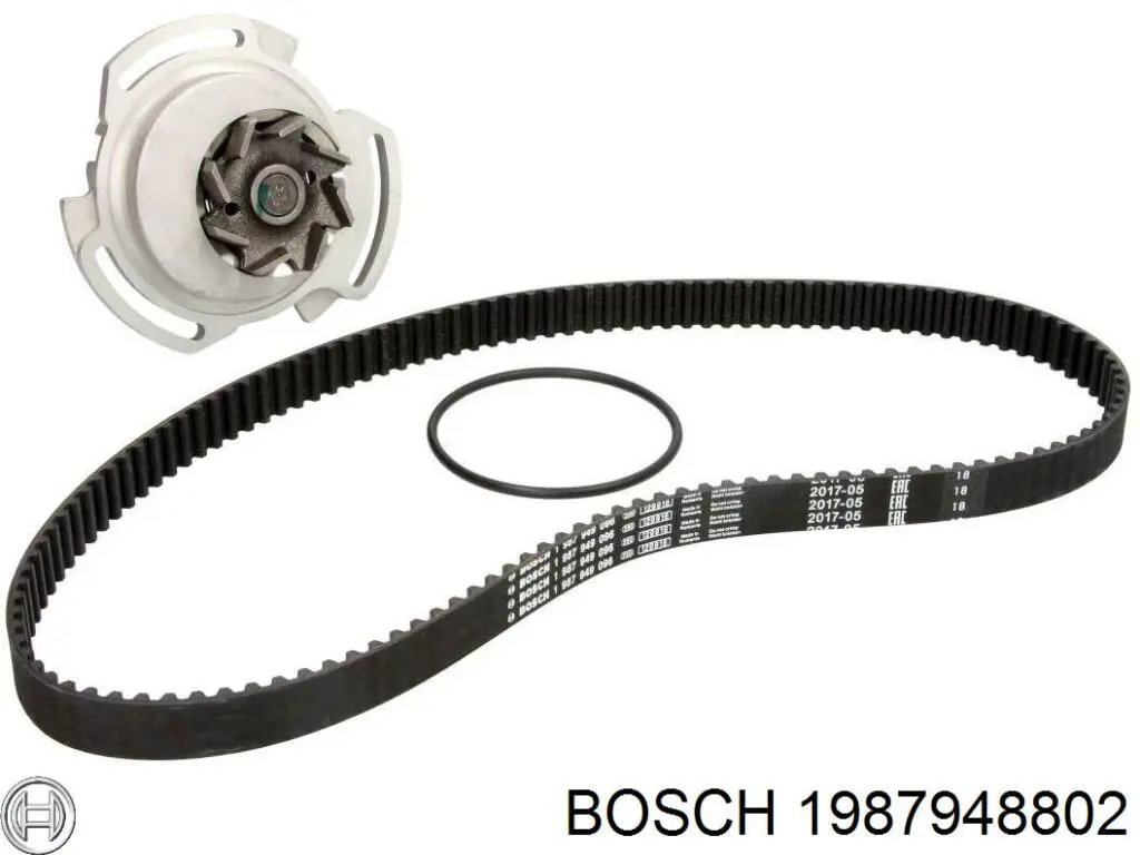1987948802 Bosch kit de correa de distribución