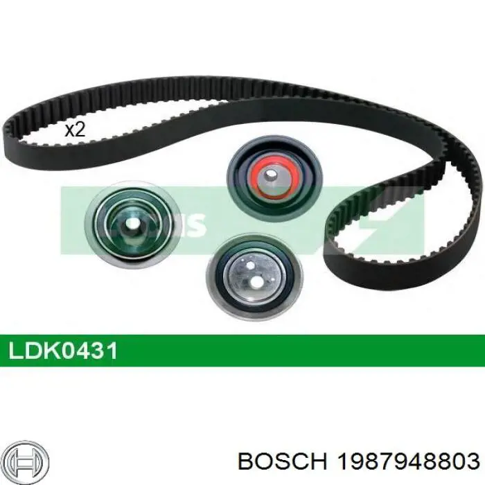 Correa de distribución Bosch 1987948803 precio, desde 14,85 EUR