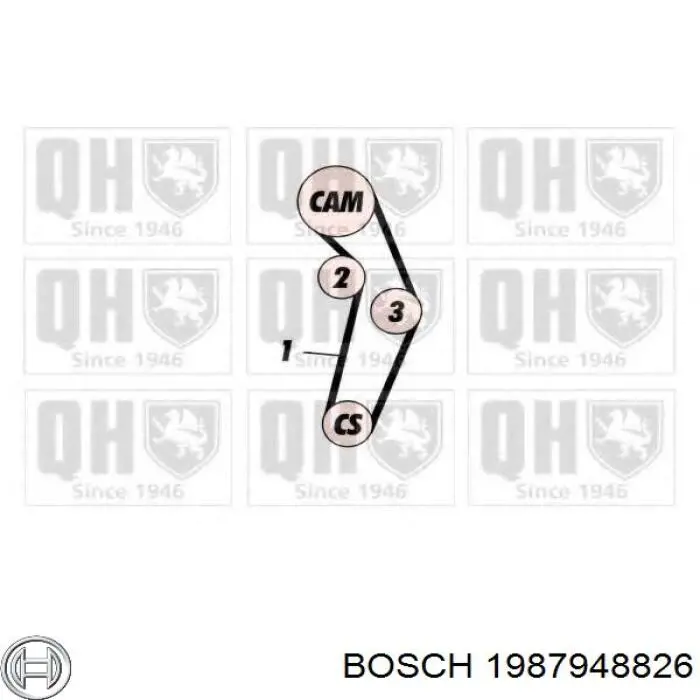 Comprar 1987948826 Bosch Correa distribución