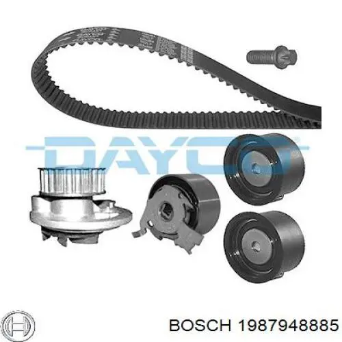 1987948885 Bosch kit correa de distribución